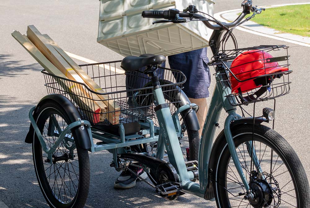 lastenfahrrad finanzieren VIA Flatbed E-Lastenrad – Offene Ladefläche für Gewerbe – EFactory Beautiful Bicycle - A C__Fahrrad-Computer / Navigationsgeräte Farbe:DEEP SPACE-AZURE MATT