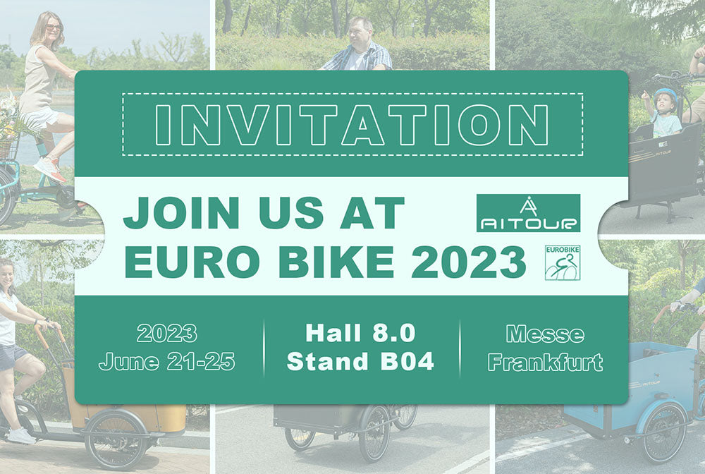 AITOUR E-BIKES UNVEILS INNOVATIVE CARGO BIKES AND TRIKES AT EUROBIKE SHOW 2023